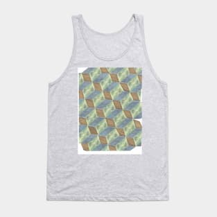 WOOD BLOCK ILLUSION 2 Tank Top